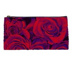 Roses-red-purple-flowers-pretty Pencil Case