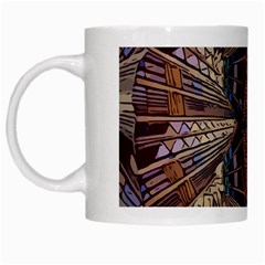 Abstract-design-backdrop-pattern White Mugs by Sudhe