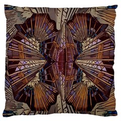 Abstract-design-backdrop-pattern Standard Flano Cushion Case (one Side) by Sudhe