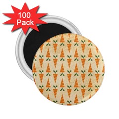 Pattern-carrot-pattern-carrot-print 2 25  Magnets (100 Pack) 