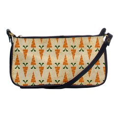 Pattern-carrot-pattern-carrot-print Shoulder Clutch Bag by Sudhe