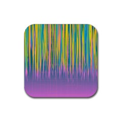 Background-colorful-texture-bright Rubber Coaster (square) 