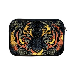 Tiger-predator-abstract-feline Apple Ipad Mini Zipper Cases by Sudhe