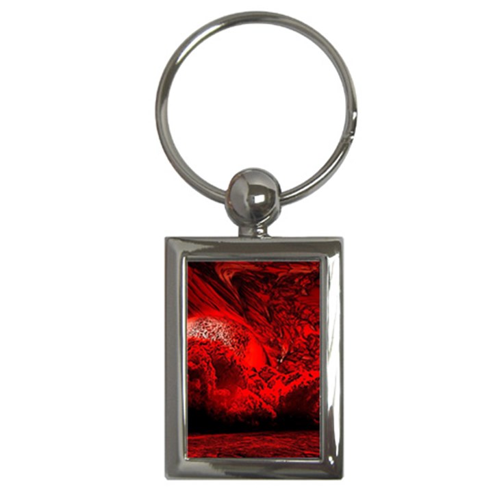 Planet-hell-hell-mystical-fantasy Key Chain (Rectangle)