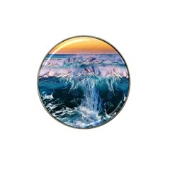 Sea-waves-ocean-water-beach-surf Hat Clip Ball Marker