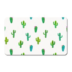 Funny Cacti With Muzzles Magnet (rectangular) by SychEva