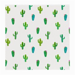 Funny Cacti With Muzzles Medium Glasses Cloth by SychEva