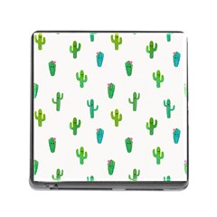 Funny Cacti With Muzzles Memory Card Reader (square 5 Slot) by SychEva