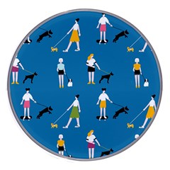 Girls Walk With Their Dogs Wireless Charger by SychEva