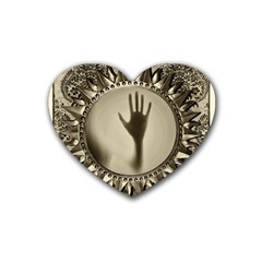 Mirror-mirror-of-souls-magic-mirror Rubber Coaster (heart) 