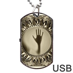 Mirror-mirror-of-souls-magic-mirror Dog Tag Usb Flash (two Sides)