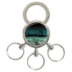 Industry-setting-world-urban 3-ring Key Chain