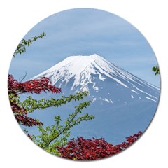 Mountain-mount-landscape-japanese Magnet 5  (round)