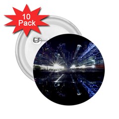 Cityscape-light-zoom-city-urban 2 25  Buttons (10 Pack)  by Sudhe