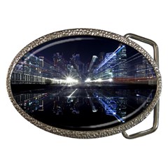 Cityscape-light-zoom-city-urban Belt Buckles