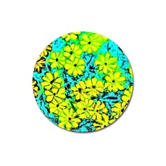 Chrysanthemums Magnet 3  (Round)