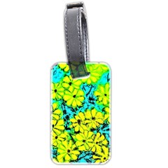 Chrysanthemums Luggage Tag (two sides)