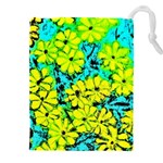 Chrysanthemums Drawstring Pouch (4XL) Front