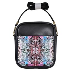 Abstract Waves  Girls Sling Bag