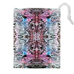 Abstract Waves  Drawstring Pouch (4xl)