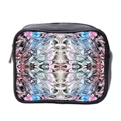 Abstract Waves Iii Mini Toiletries Bag (two Sides)