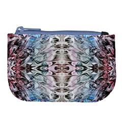 Abstract Waves Iii Large Coin Purse