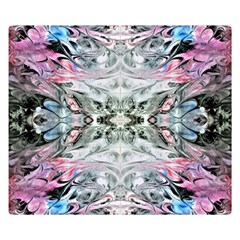 Abstract Waves Iv Double Sided Flano Blanket (small) 