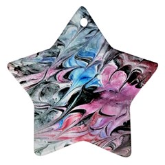 Abstract Waves Module Ornament (star)