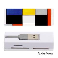 Composition A By Piet Mondrian Memory Card Reader (stick) by impacteesstreetweareight