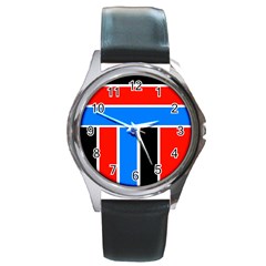 Crossing Lines Round Metal Watch by impacteesstreetweareight