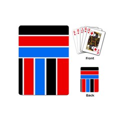 Crossing Lines Playing Cards Single Design (mini) by impacteesstreetweareight