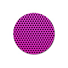 Metallic Mesh Screen Magnet 3  (round) by impacteesstreetweareight