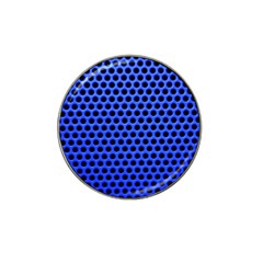 Metallic Mesh Screen-blue Hat Clip Ball Marker (10 Pack) by impacteesstreetweareight