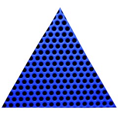 Metallic Mesh Screen-blue Wooden Puzzle Triangle