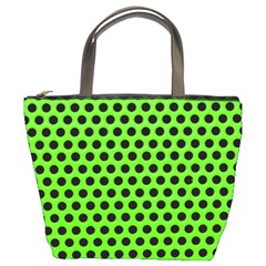 Metallic Mesh Screen-green Bucket Bag by impacteesstreetweareight