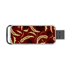 Folk Flowers Pattern Floral Surface Design Seamless Pattern Portable Usb Flash (one Side) by Eskimos