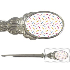 Multicolored Pencils And Erasers Letter Opener by SychEva