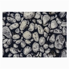 White Rocks Close Up Pattern Photo Large Glasses Cloth by dflcprintsclothing