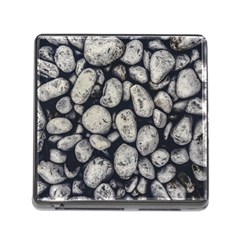 White Rocks Close Up Pattern Photo Memory Card Reader (square 5 Slot) by dflcprintsclothing