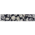 White Rocks Close Up Pattern Photo Small Flano Scarf Front