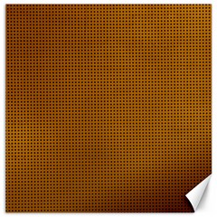 Metallic Mesh Screen 2-gold Canvas 12  X 12  by impacteesstreetweareight