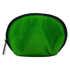 Metallic Mesh Screen 2-green Accessory Pouch (medium) by impacteesstreetweareight