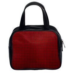 Metallic Mesh Screen 2-red Classic Handbag (two Sides) by impacteesstreetweareight