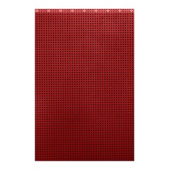 Metallic Mesh Screen 2-red Shower Curtain 48  X 72  (small)  by impacteesstreetweareight