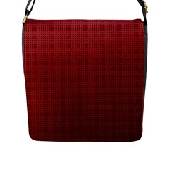 Metallic Mesh Screen 2-red Flap Closure Messenger Bag (l) by impacteesstreetweareight