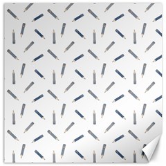 Gray Pencils On A Light Background Canvas 12  X 12  by SychEva