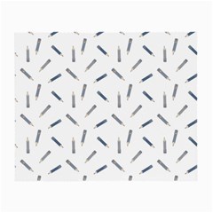 Gray Pencils On A Light Background Small Glasses Cloth (2 Sides) by SychEva