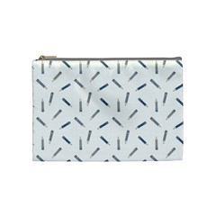 Gray Pencils On A Light Background Cosmetic Bag (medium) by SychEva