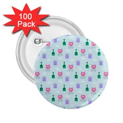 Funny Monsters Aliens 2 25  Buttons (100 Pack)  by SychEva