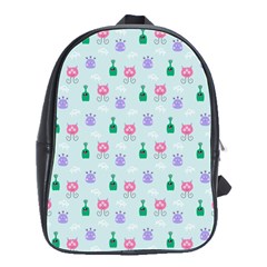 Funny Monsters Aliens School Bag (large) by SychEva